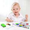 Jeune enfant à table avec les feutres MagicPaint, une cuillère et une brossette - Cocon d'Ange