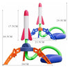 Dimensions du lance-fusée SkyShooter : fusée 17,5 cm, base 26 cm, hauteur totale 30,5 cm - Cocon d'Ange