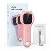 Pack du microscope enfant rose avec sa boîte, son câble USB et sa notice - Cocon d'Ange
