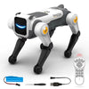 Robot interactif BuddyBot blanc avec télécommande, batterie rechargeable et câble USB - Cocon d'Ange