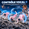 Enfant jouant avec le robot interactif BuddyBot grâce au contrôle vocal - Cocon d'Ange