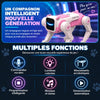 Fonctions du robot BuddyBot avec commandes vocales, lumières, musique, danse et programmation - Cocon d'Ange
