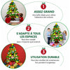 Sapin de Noël mural MonPetitSapin décoré en feutrine dans différents espaces de la maison - Cocon d'Ange